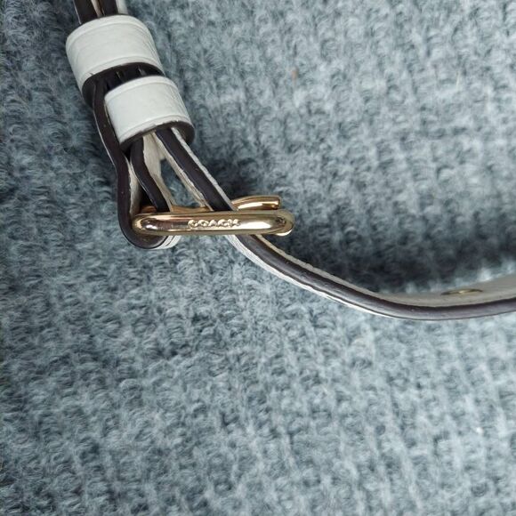 Coach Tote bag Ellie File bag shoulder bag Leather medium White Chalk CU960 - Picture 11 of 14